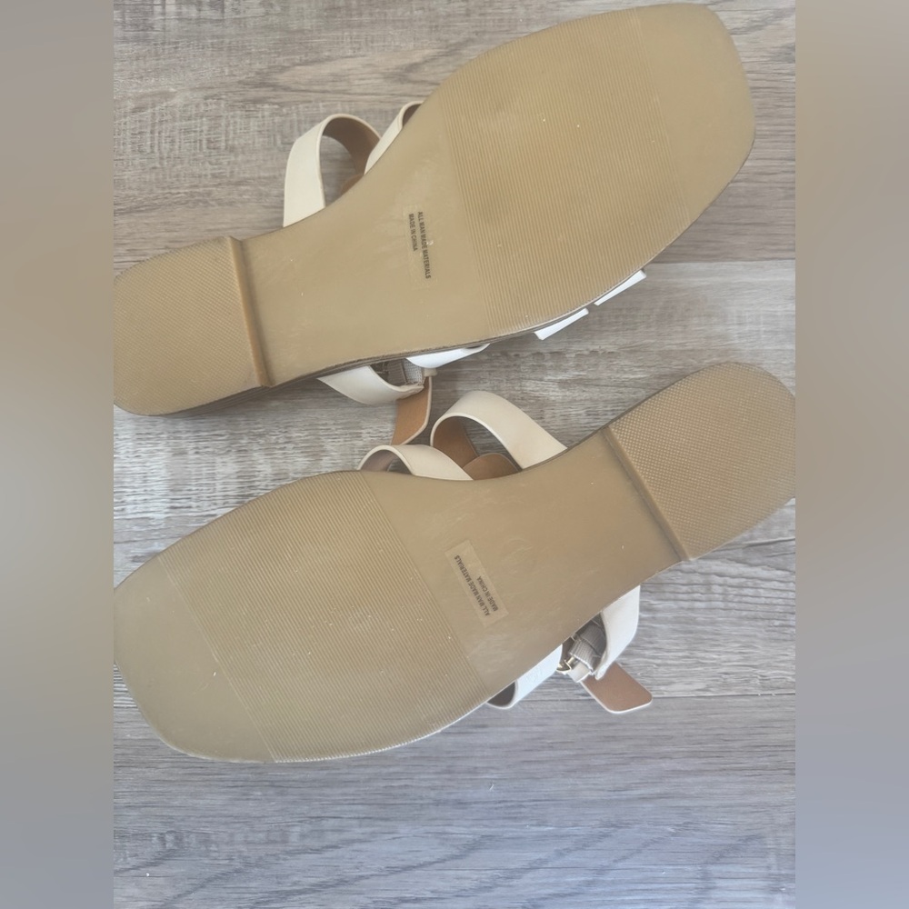 DV by Dolce Vita Medina Strappy Slide Sandal — Ivory Bone — Women’s Size 9 NWOT - Picture 6 of 9